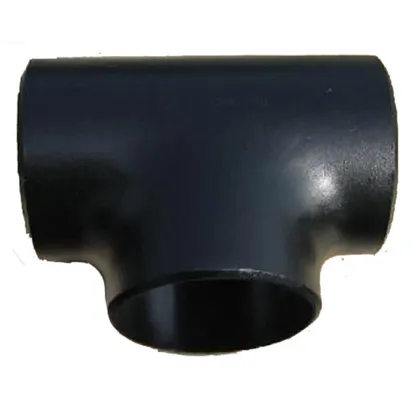Black Welding Pipe Fitting Equal Tee