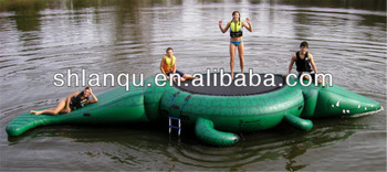 Crocodile Inflatable Trampoline on Water for Sale