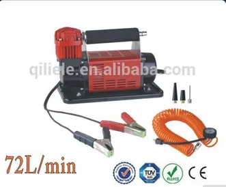 12v Car air compressor, 45A air pump, 160L/min air inflator, 2*cylinders air compressor