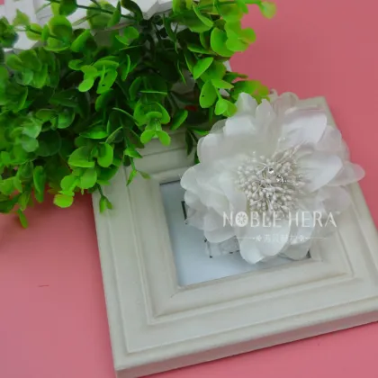 White jewelry pin brooch