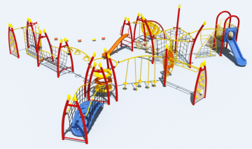 outdoor rope course playground