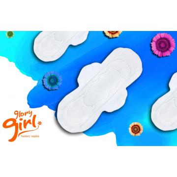 Feminine dry weave sanitary napkins with comfort