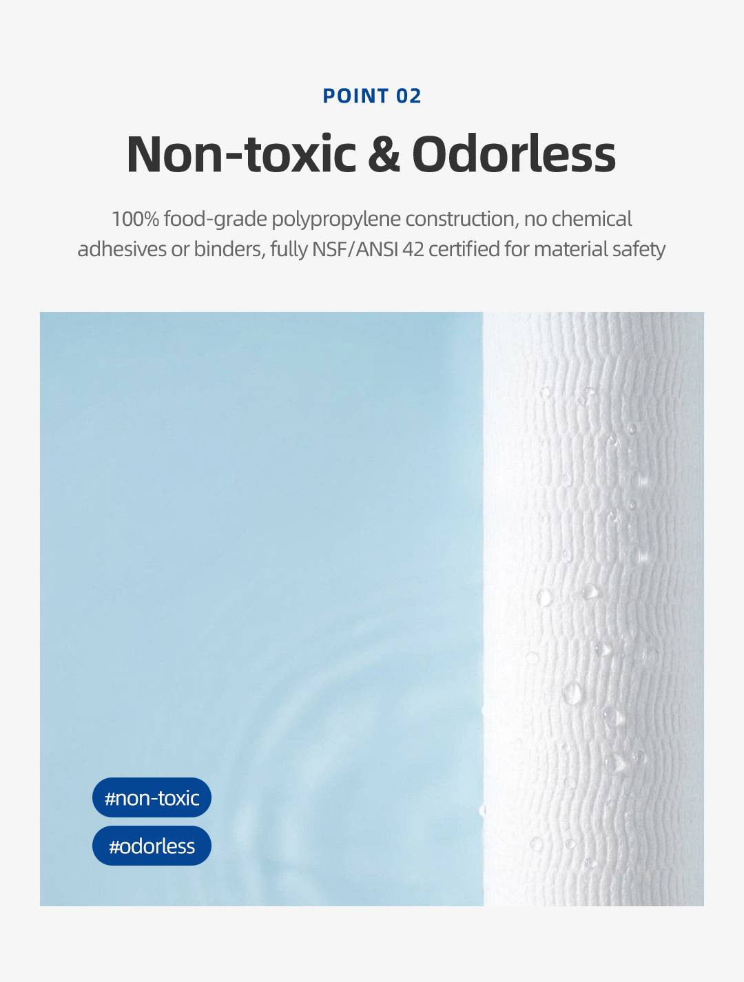 5.melt-blown filter cartridge detail page