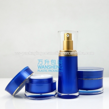 Acrylic Waist Pump Airless Package Containers For Cosmetic