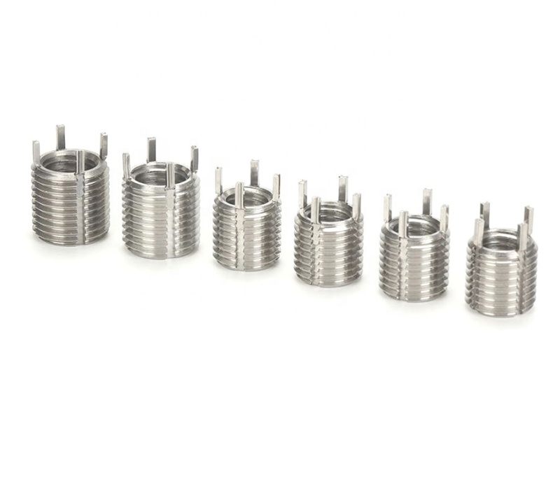 Internal thread M2*0.4 External thread M4*0.8 Length 3mm miniature keensert