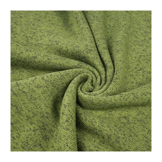 Customizable Color Cationic Sweatshirt Fleece Fabric - 100% Polyester Hacci Material