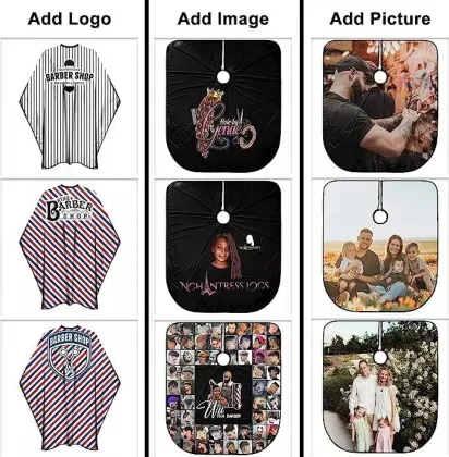 Waterproof Barber Cape with Snap Closures for Professional Haircuts