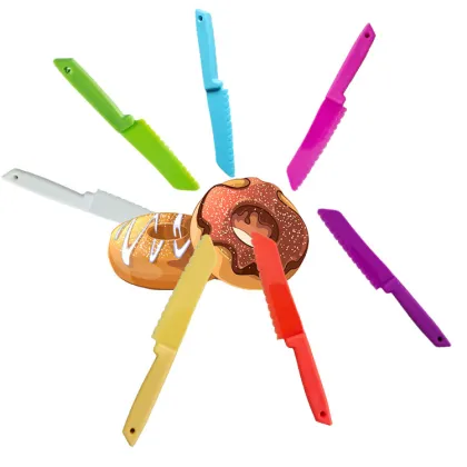 Children's Cooking Baking Knives for Fruit, Bread, and Cake