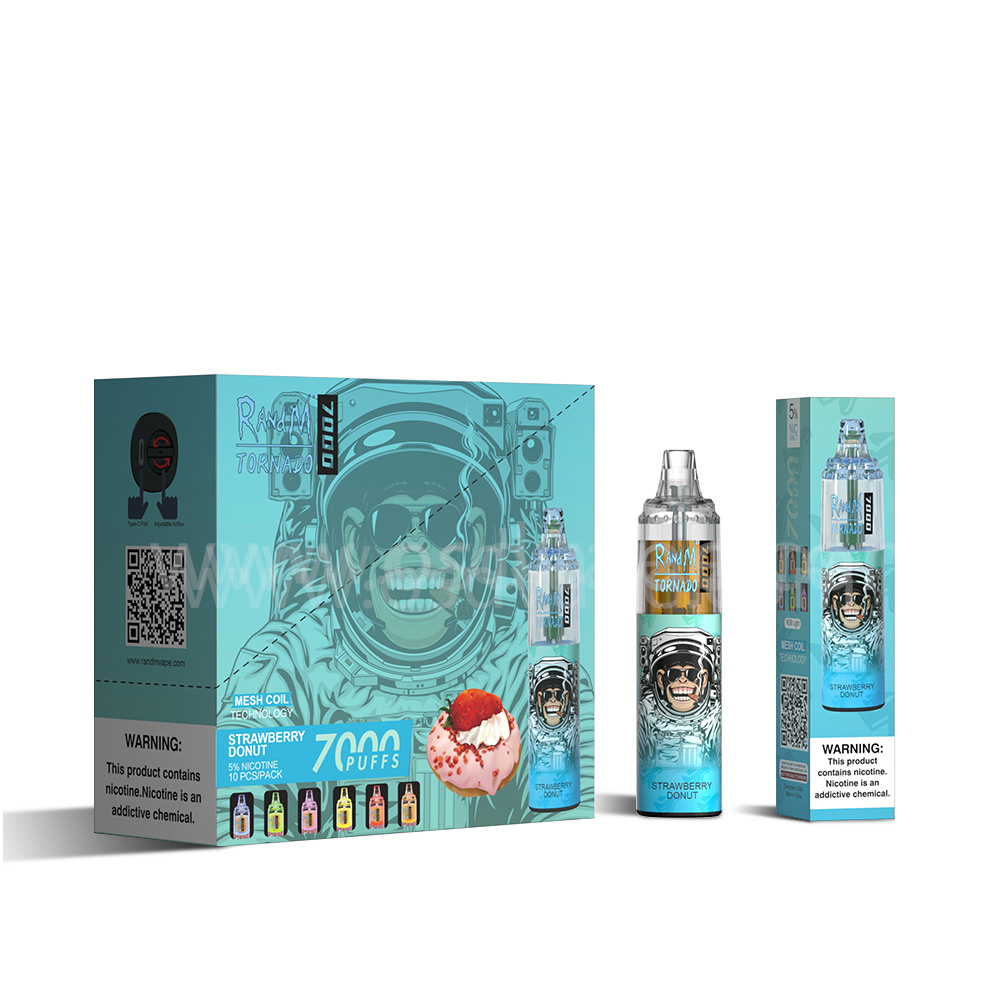 R và M Tornado có thể sạc lại vapes