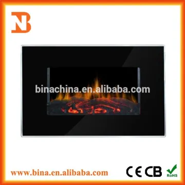 2015 remote control decor flame pebble electric fireplace heater