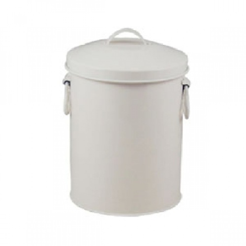 30 Liter Galvanized Tin Waste Bin with Lid