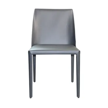 Nordic Minimalist Faux Leather Dining Chair