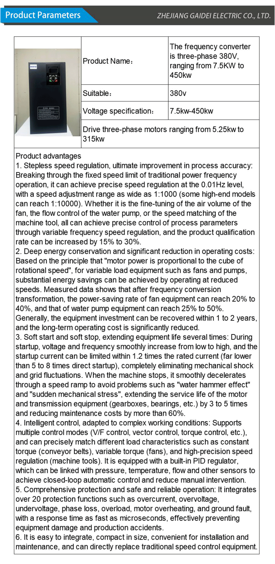 Frequency converter-xiangqing2-GD061