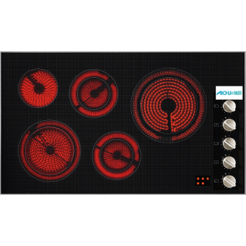 Electric Cooktop With 4 Cooking Zones