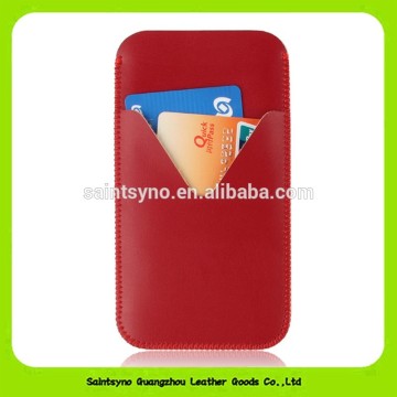 Genuine leather red cell phone case cover for iPhone 6 16130