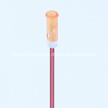 New Product Red Lens Indicator Lamp 8mm LED Neon