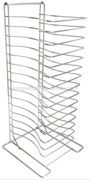 Heavy Duty Chrome Plated Steel Wire Pizza Tray Rack for Pizzeria