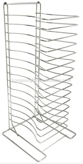 Heavy Duty Chrome Plated Steel Wire Pizza Tray Rack for Pizzeria