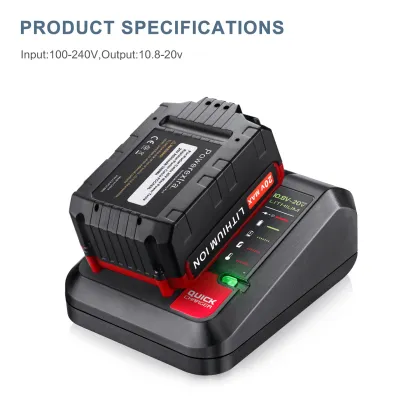 20V Lithium Fast Replacement Rechargeable Power Tool Battery - Porter Cable Compatible