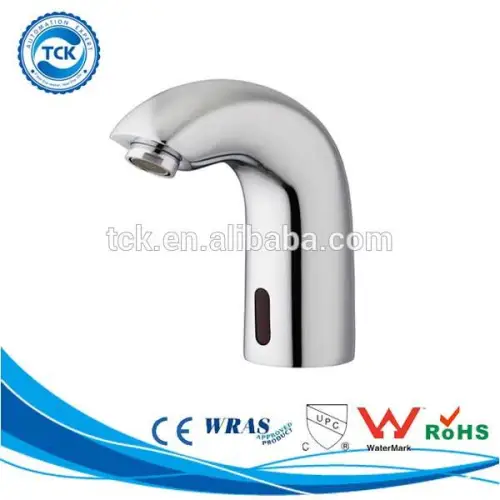 Bathroom Fitting Cold Water Brass Automatic Lavatory Faucets, High