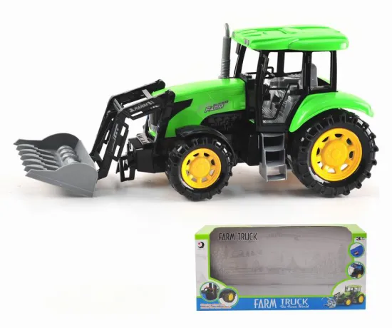 Popular Plastic Farm Tractor toy ,Friction Farm Truck ,Tool Truck Toy for Kids