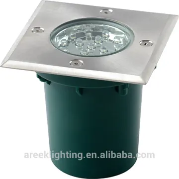 Unique Square Shape 15*0.1W LED Die-cast aluminium body and 304 Stainless steel cover Underground Light 220-240V IP67