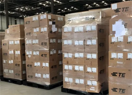 TE Connectivity Tyco 4 POS 10.16mm Crimp ST Panel Mount Headers & Wire Housings - In Stock Connectors