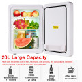 20L Portable Car Refrigerator Mini Freezer DC 12V-AC 220V Refrigeration 3-65 Degree Single Core Cooler for Home Office Car Use