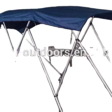 5-Bow Aluminum Boat Canopy Bimini Top Stainless Steel - New Design for Sale