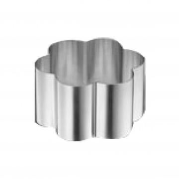 anillo de postre en forma de flor 4 unids