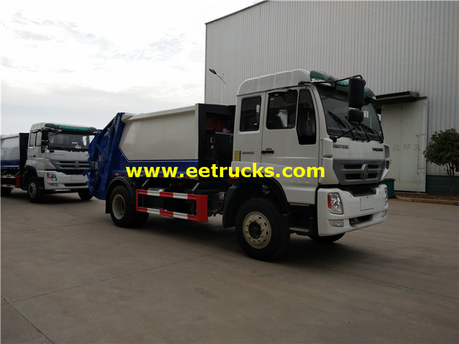 SINOTRUK 10m3 Compress Garbage Trucks