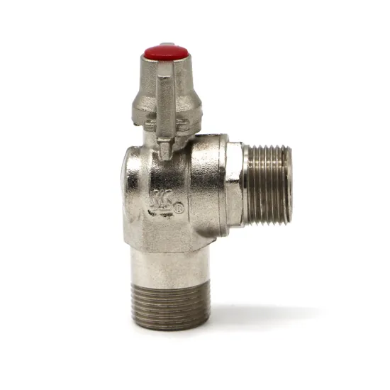 DN20 chromed  90 degree water  forged brass angle valve