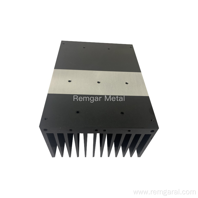 Custom Extruded Aluminum Extrusion igbt inverter heat sink