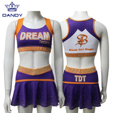 Costume da cheerleader a vendita calda per la danza