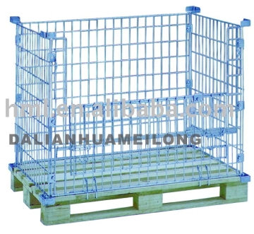 Cage pallet NF6, pallet cage, wire container