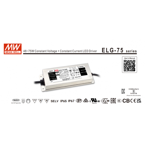 meanwell IP65 LED driver for street light