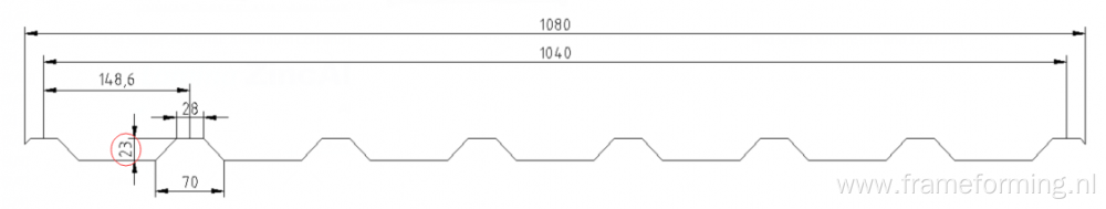 Good Configuration Single Layer Trapezoid Machine