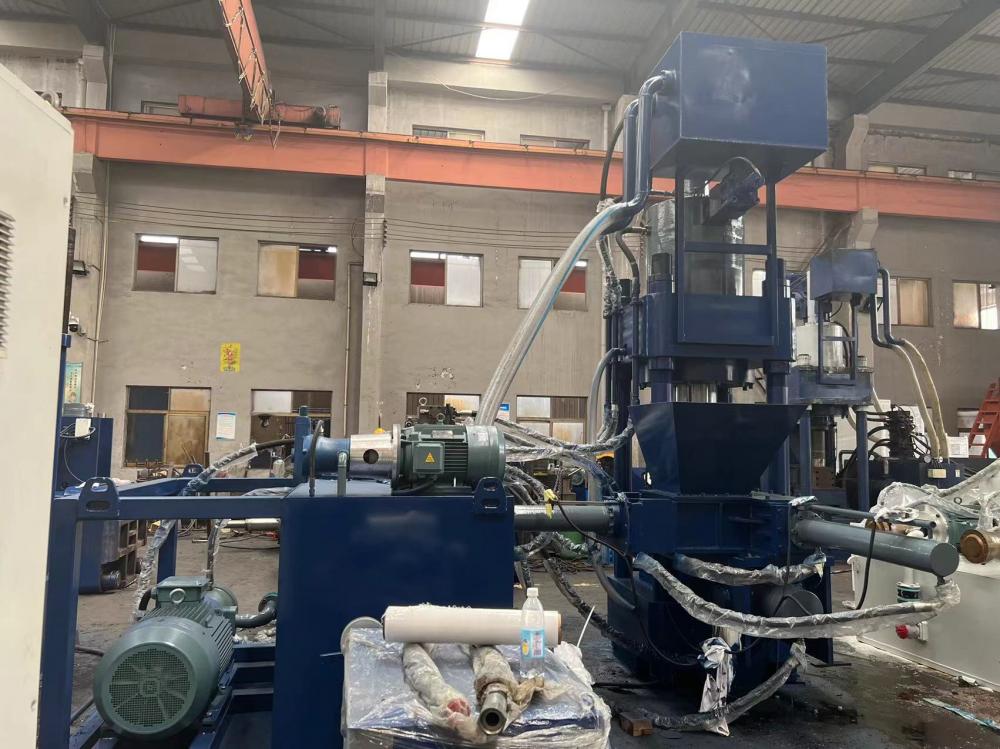 Vertical Scrap Aluminum Chip Briquette Machine With CE