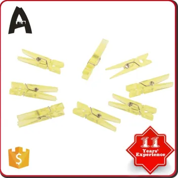 Popular for the market factory directly yellow plastic clothes pegs