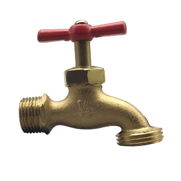 1/2'' and 3/4'' Brass Sand Casting Bibcock Tap with T-Handle