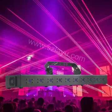 2023 Top Selling RGB Laser Light System: Disco Beam 10-Head Laser Bar