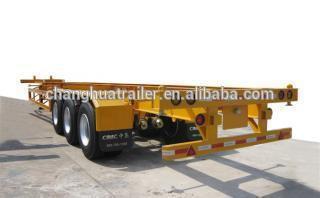 Best sale high quality 3 axle 40FT container skeletal semi trailer