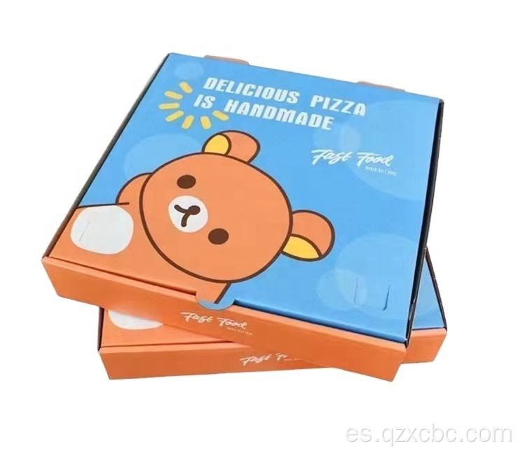 Caja de alimentos Papel corrugado Pizza Brown Box