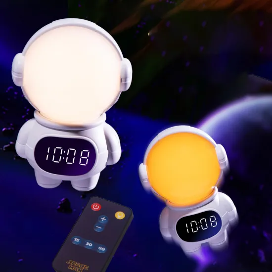 Custom LED Touch Spaceman Lamp - Novelty Night Light for Kids and Babies