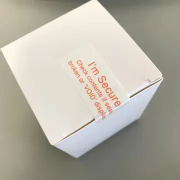 Security void sticker paper
