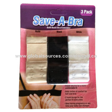 Save-A-bra, a bra extender for extending your bra size to fit your body, various colors available
