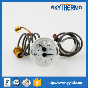 2" dial plastic capilliary thermomanometer