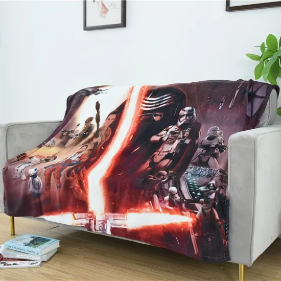 Manufacturer supply designer digital printing throw fleece blanket customized sublimation blanket