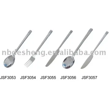 kinds of stainless steel kitchen ware and tableware for dinner