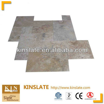 Popular in USA Yellow Marble Tile Natural Chinese Yellow Travertine